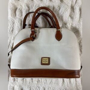 Dooney and Bourke  Pebbled Leather Zip Zip Satchel